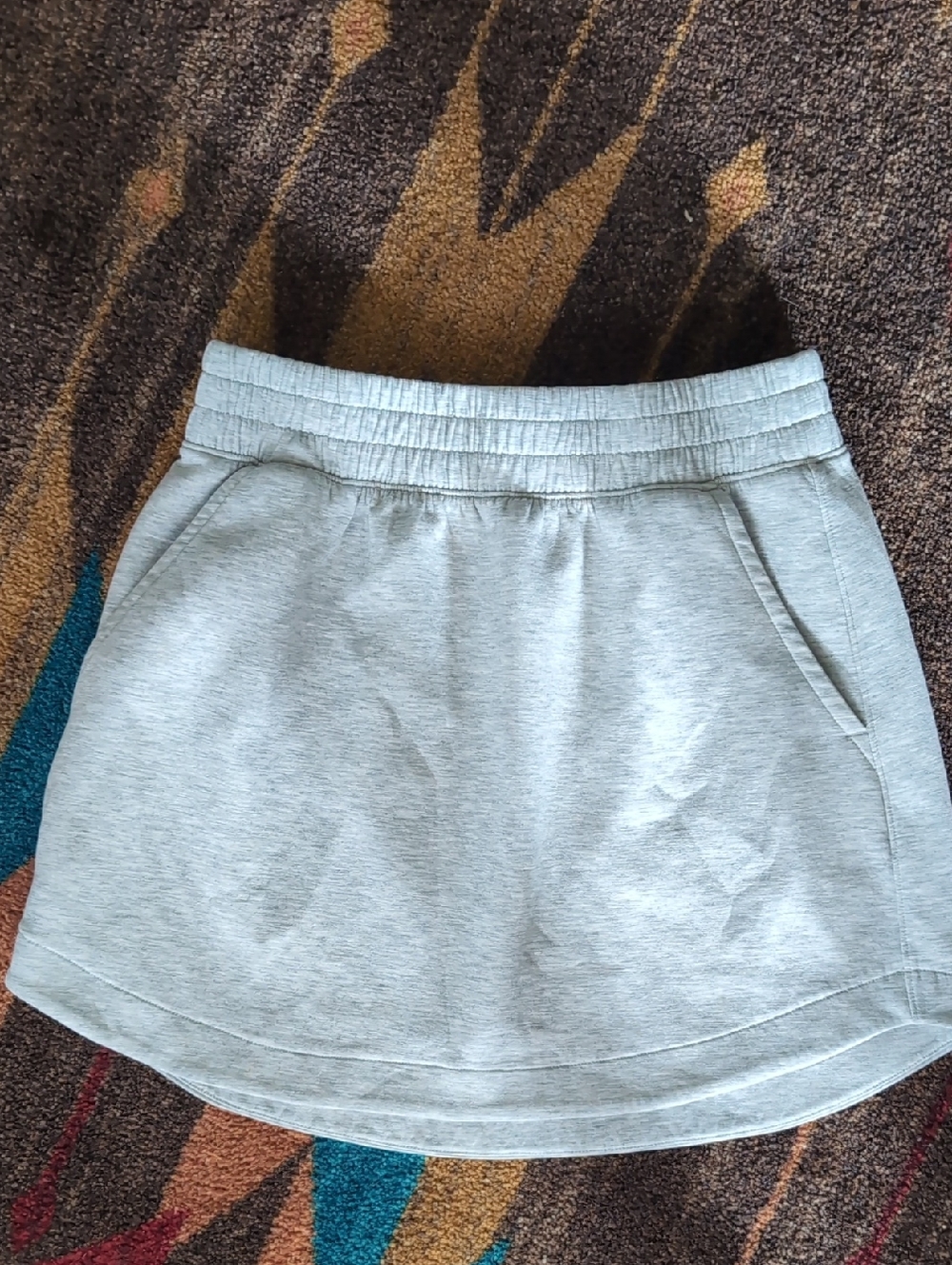 Abercrombie & Fitch Light Gray Casual Skirt